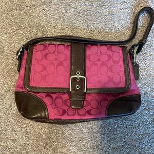 Pink Coach bag